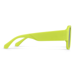 Zonnebril van gerecycled hard plastic met UV400-bescherming kleur limoen groen derde weergave