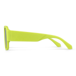 Zonnebril van gerecycled hard plastic met UV400-bescherming kleur limoen groen vierde weergave