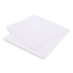 Sneldrogende polyester handdoek met sublimatie 200 g/m² 50x100cm kleur wit tweede weergave