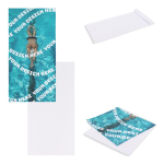 Sneldrogende polyester handdoek met sublimatie 200 g/m² 50x100cm