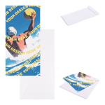 Sneldrogende polyester handdoek met sublimatie 200g/m² 70x140cm
