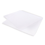Sneldrogende polyester handdoek met sublimatie 200g/m² 100x180cm kleur wit tweede weergave