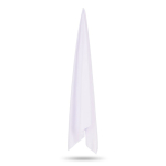 Sneldrogende polyester handdoek met sublimatie 200g/m² 100x180cm kleur wit derde weergave