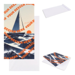 Sneldrogende polyester handdoek met sublimatie 200g/m² 100x180cm