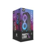 Draagbare speaker op wielen met multicolor licht Fresh'n Rebel 640W kleur zwart