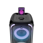 Draagbare speaker op wielen met multicolor licht Fresh'n Rebel 640W kleur zwart vijfde weergave