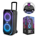 Draagbare speaker op wielen met multicolor licht Fresh'n Rebel 640W