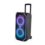 Draagbare speaker op wielen met multicolor licht Fresh'n Rebel 640W met afdrukgebied