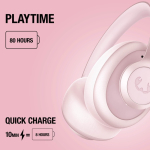 Over-ear koptelefoon met volumeregeling Fresh'n Rebel Clam Blaze 2 kleur roze negende weergave
