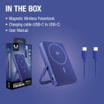 Powerbank met draadloos opladen Fresh'n Rebel 10.000mAh kleur blauw