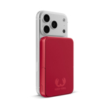 Powerbank met draadloos opladen Fresh'n Rebel 10.000mAh kleur rood tweede weergave