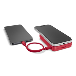 Powerbank met draadloos opladen Fresh'n Rebel 10.000mAh kleur rood zesde weergave