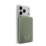 Powerbank met draadloos opladen Fresh'n Rebel 10.000mAh kleur groen tweede weergave