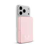 Powerbank met draadloos opladen Fresh'n Rebel 10.000mAh kleur roze tweede weergave