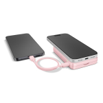Powerbank met draadloos opladen Fresh'n Rebel 10.000mAh kleur roze zesde weergave