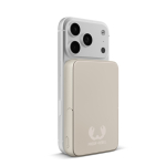 Powerbank met draadloos opladen Fresh'n Rebel 10.000mAh kleur beige tweede weergave
