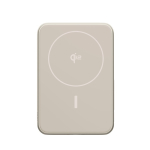 Powerbank met draadloos opladen Fresh'n Rebel 10.000mAh kleur beige vierde weergave