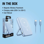 Powerbank met draadloos opladen Fresh'n Rebel 10.000mAh kleur lichtblauw