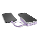 Powerbank met draadloos opladen Fresh'n Rebel 10.000mAh kleur lila zesde weergave
