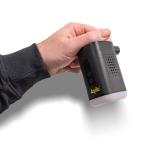 Draadloze oplaadbare luchtpomp met USB-C, 3 in 1 met lamp kleur zwart tweede weergave
