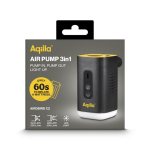 Draadloze oplaadbare luchtpomp met USB-C, 3 in 1 met lamp kleur zwart negende weergave