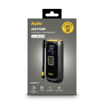 Draagbare compressor met zaklamp en powerbank 4.000mAh kleur zwart