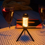 Oplaadbare lamp en zaklamp 10 uur gebruiksduur, USB-C kleur zwart derde weergave