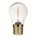 Decoratieve ledlamp met filamentlook en werking op batterijen kleur geel zevende weergave
