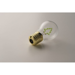 Decoratieve ledlamp met filamentlook en werking op batterijen kleur neon groen foto bekijken vijfde weergave