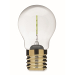 Decoratieve ledlamp met filamentlook en werking op batterijen kleur neon groen zevende weergave