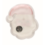 Herbruikbare handwarmer van plastic in de vorm van de kerstman kleur meerkleurig tweede weergave