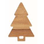 Serveerplank van acaciahout in de vorm van een kerstboom kleur hout vijfde weergave