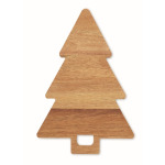 Serveerplank van acaciahout in de vorm van een kerstboom kleur hout zesde weergave