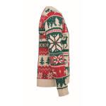 Kersttrui van breisel 100% acryl met één maat S-M kleur beige tweede weergave