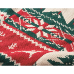 Kersttrui van breisel 100% acryl met één maat S-M kleur beige foto bekijken zevende weergave