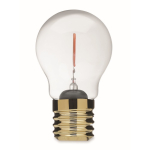 Decoratieve ledlamp met hartvormig filament en batterijen kleur neon fuchsia zevende weergave