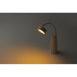 2-in-1 bureaulamp en zaklamp met verstelbaar licht in 3 standen kleur wit derde foto weergave