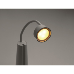 2-in-1 bureaulamp en zaklamp met verstelbaar licht in 3 standen kleur wit foto bekijken achtste weergave
