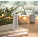 2-in-1 bureaulamp en zaklamp met verstelbaar licht in 3 standen kleur wit sfeervolle weergave 2