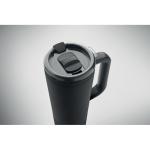 Thermosbeker met dubbele wand en ingebouwde speaker 700 ml kleur zwart