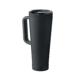 Thermosbeker met dubbele wand en ingebouwde speaker 700 ml kleur zwart