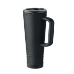 Thermosbeker met dubbele wand en ingebouwde speaker 700 ml kleur zwart