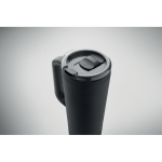 Thermosbeker met dubbele wand en ingebouwde speaker 700 ml kleur zwart