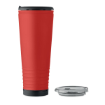 Thermosbeker met dubbele wand en ingebouwde speaker 700 ml kleur rood