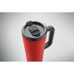 Thermosbeker met dubbele wand en ingebouwde speaker 700 ml kleur rood