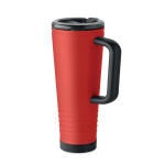 Thermosbeker met dubbele wand en ingebouwde speaker 700 ml kleur rood