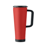 Thermosbeker met dubbele wand en ingebouwde speaker 700 ml kleur rood