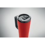Thermosbeker met dubbele wand en ingebouwde speaker 700 ml kleur rood