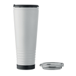 Thermosbeker met dubbele wand en ingebouwde speaker 700 ml kleur wit