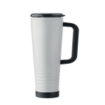 Thermosbeker met dubbele wand en ingebouwde speaker 700 ml kleur wit